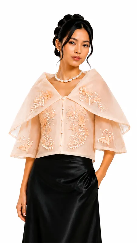 Limited Edition Bolero - Flora Champagne