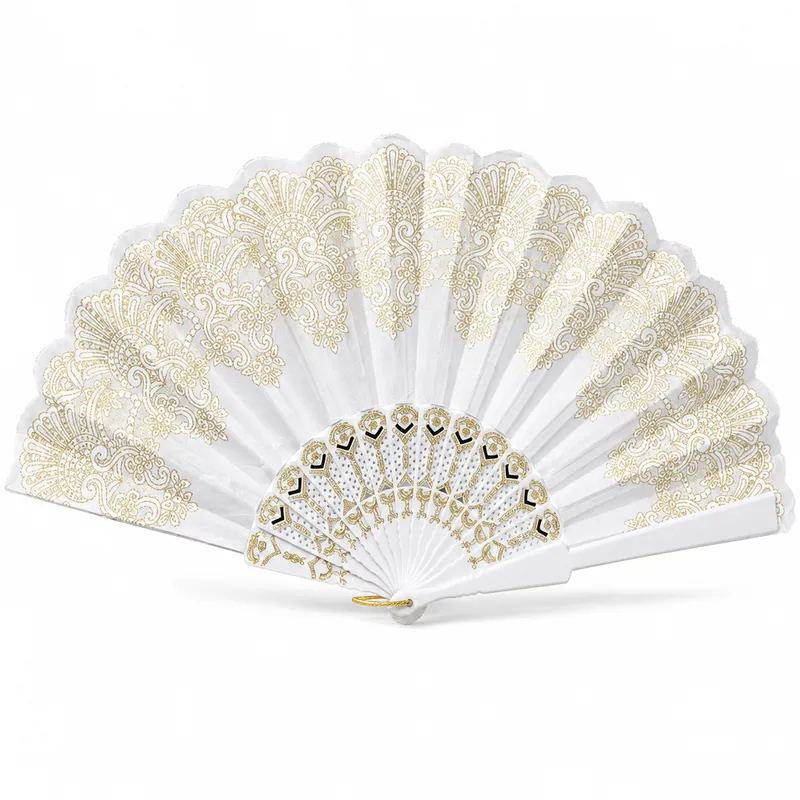 White & Gold Fan